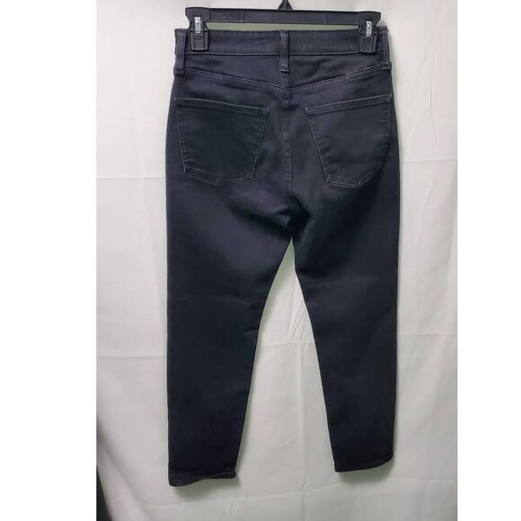 Uniqlo Black High Rise Jeans Size 64 / US Size 25 ~ Casual Streetwear Punk Denim - Picture 2 of 10